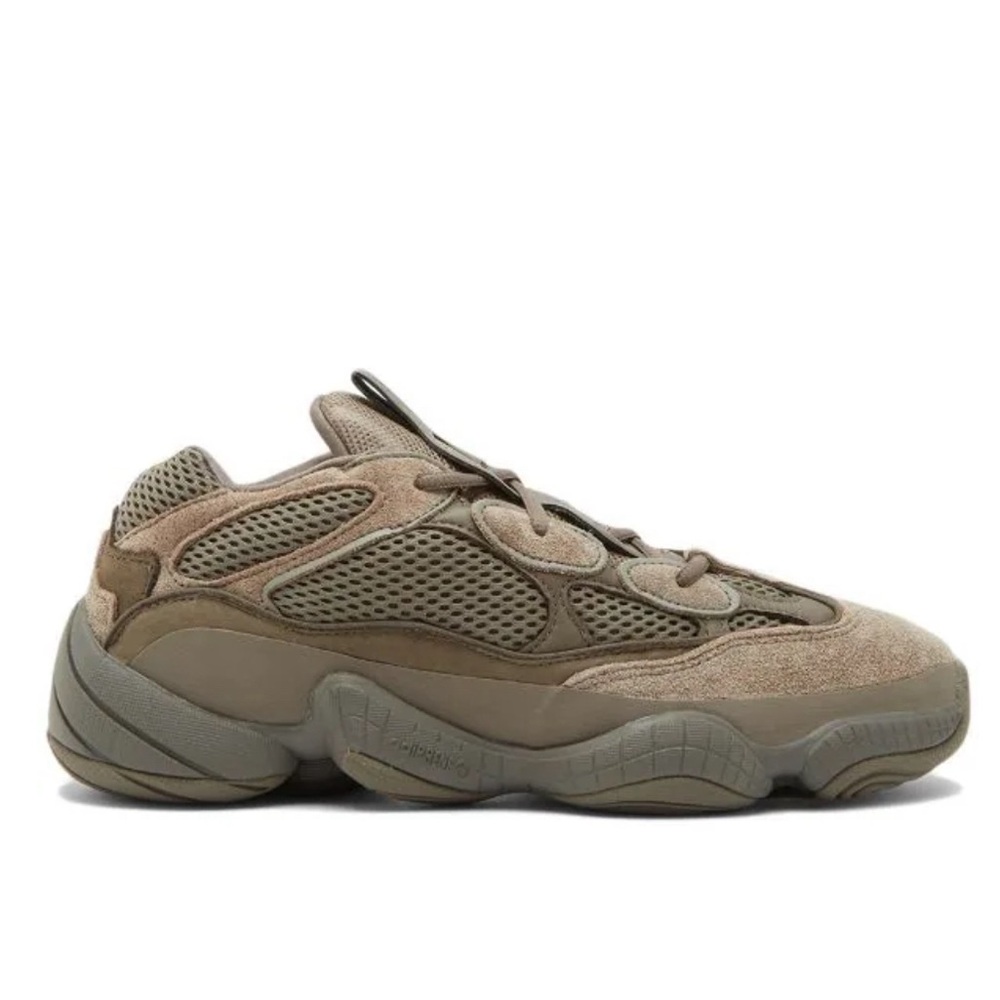 ADIDAS YEEZY 500 "Clay Brown" sneakers, grey, size 4.5